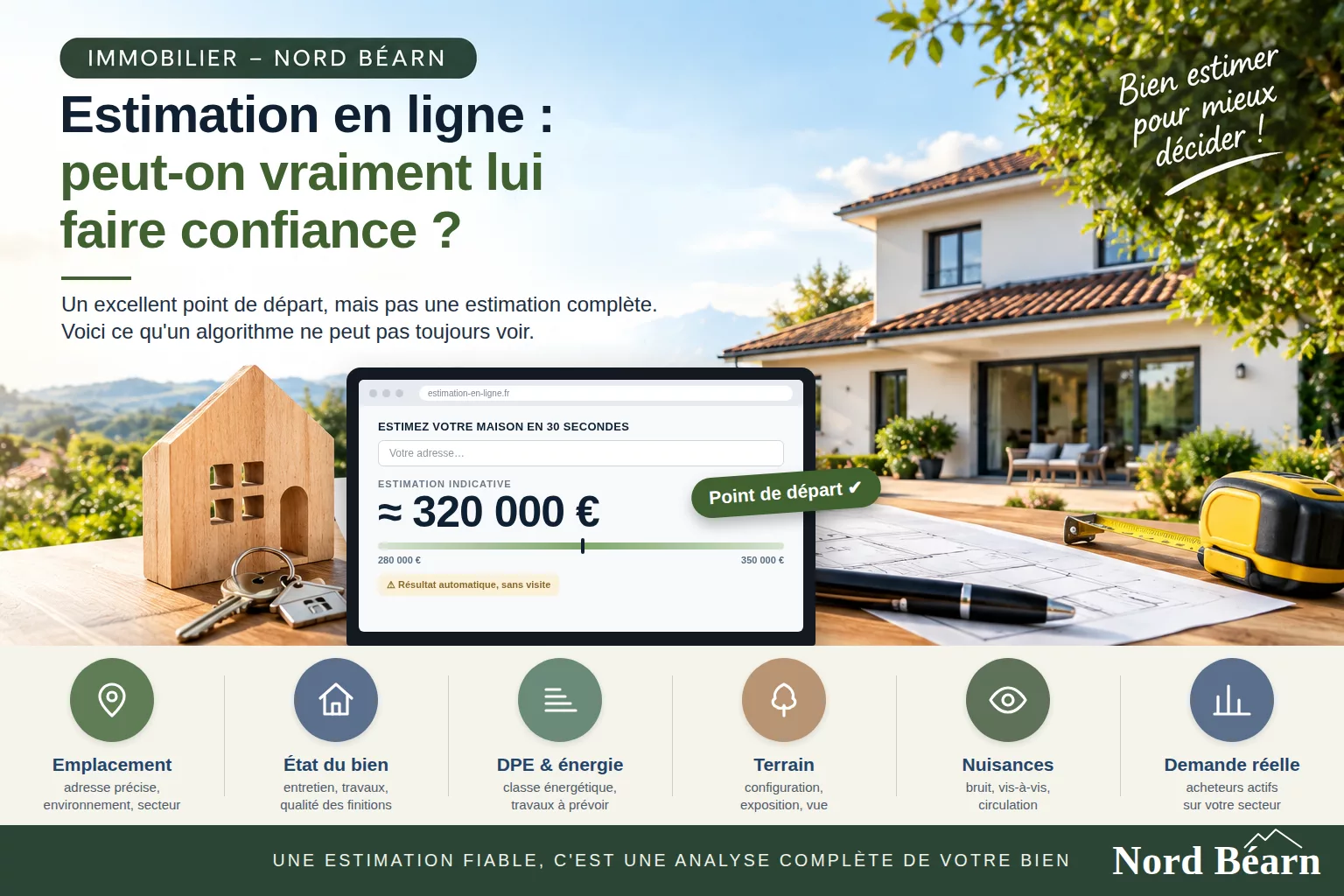 Estimation immobilière en ligne : peut-on vraiment lui faire confiance ?
