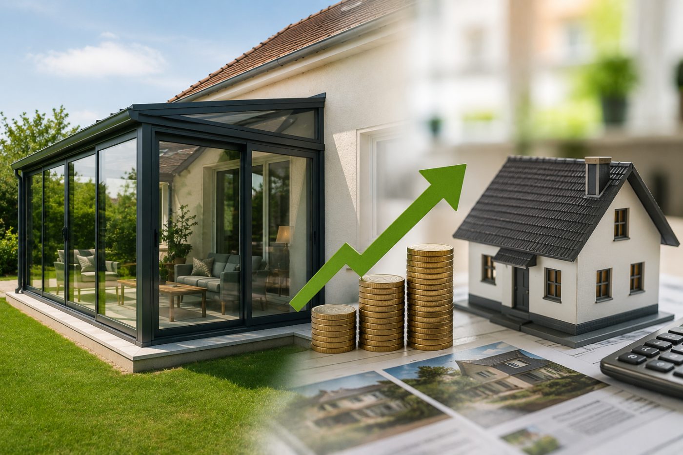 Une véranda augmente-t-elle la valeur financière de votre bien ?