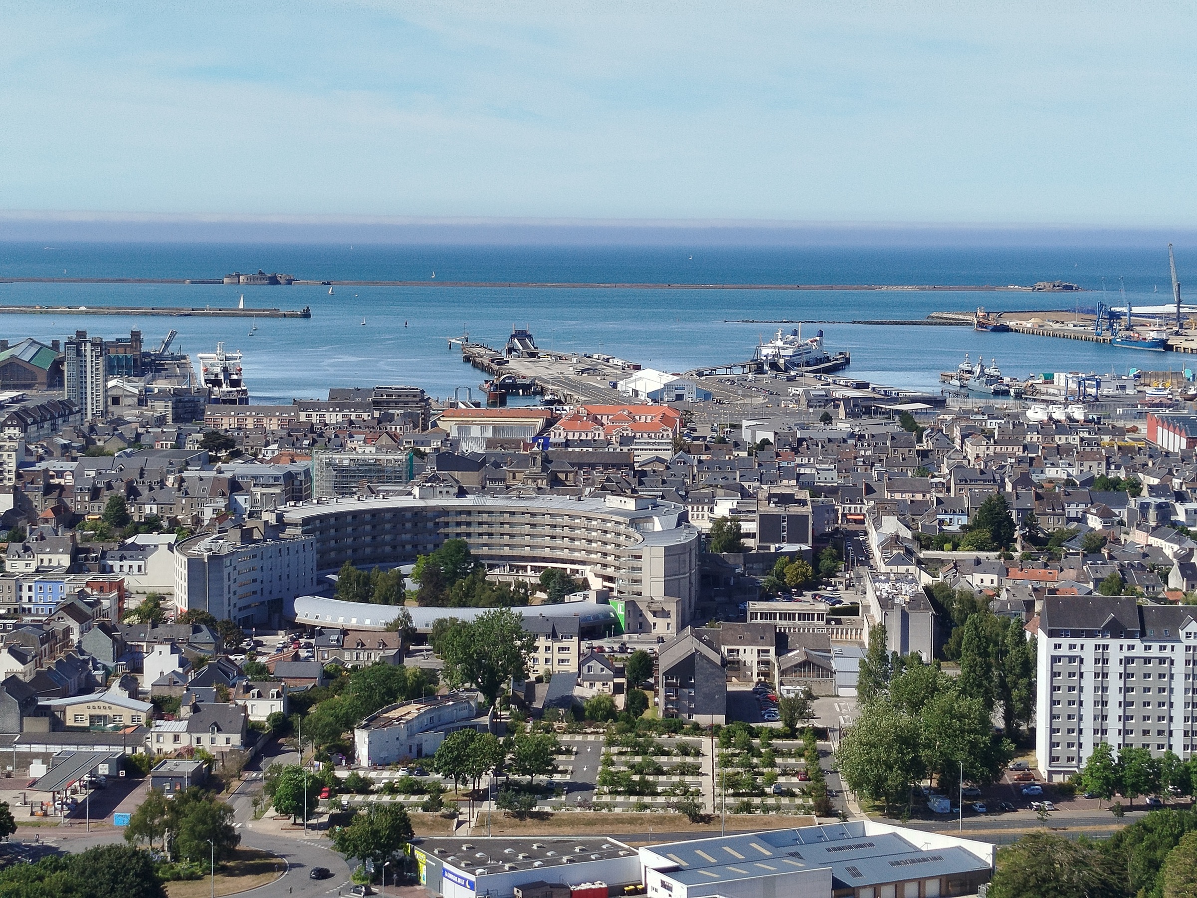 Vue de Cherbourg-en-Cotentin